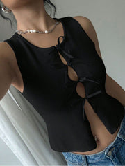 TOP COQUETTE BLACK