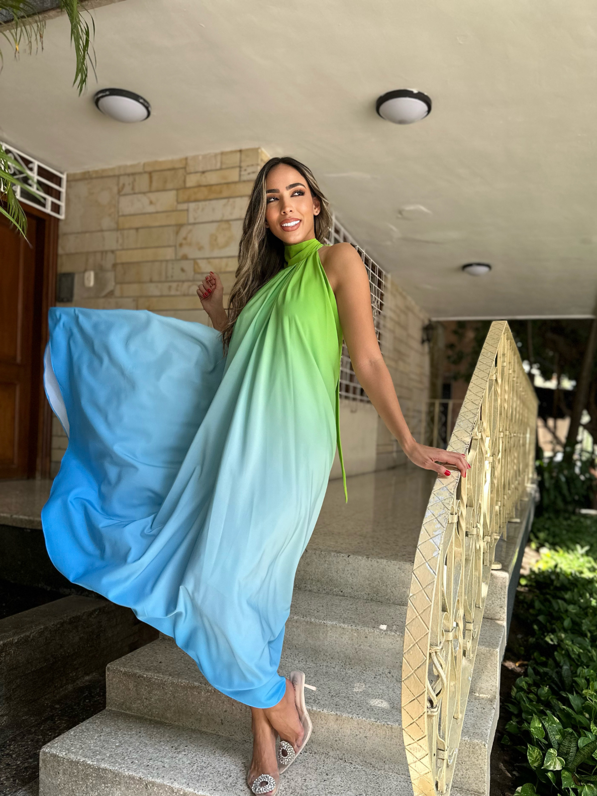 VESTIDO ILUSIÓN VERDE